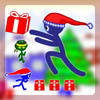 Stick Santa Gift Collect